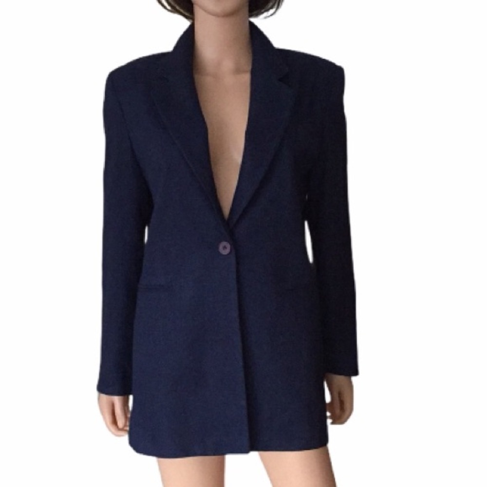 Vintage Bridgetown classic navy blue blazer